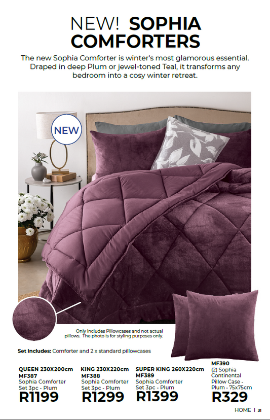 SOPHIA COMFORTERS
