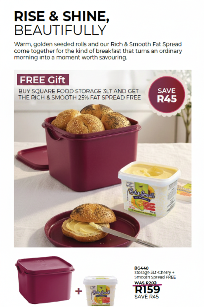 Storage 3Lt-Cherry + Smooth Spread FREE
