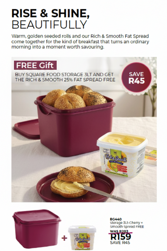 Storage 3Lt-Cherry + Smooth Spread FREE