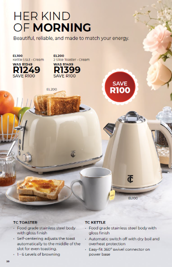 Kettle and Toaster Cream