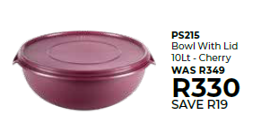 Bowls With Lid- Cherry