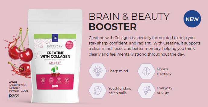 Creatine with Collagen (Cherry) - 300g