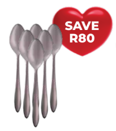(6) Trendy Dessert Spoons