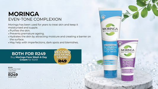 Moringa Face Wash + Day Cream