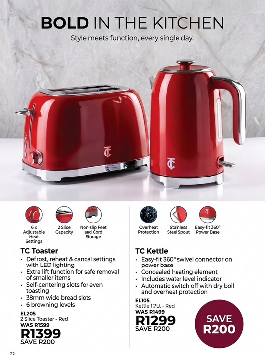 TC Kettle and Toaster