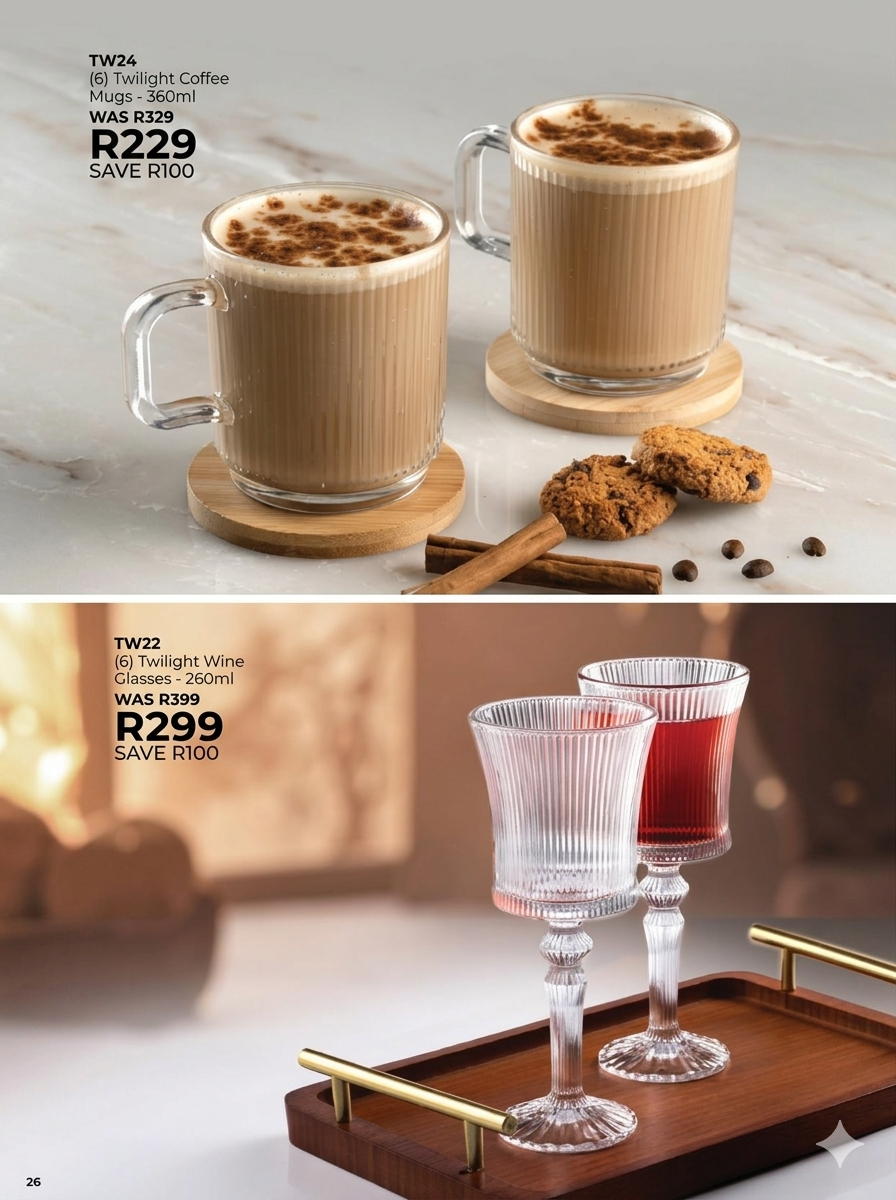 TW24 (6) Twilight Coffee Mugs - 360ml