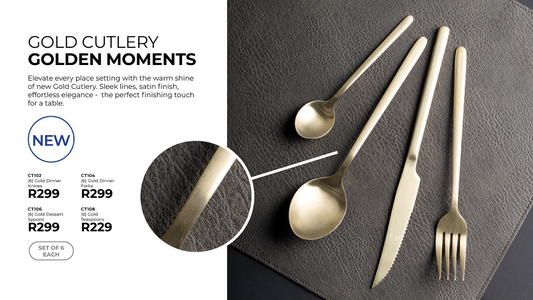 GOLD CUTLERY